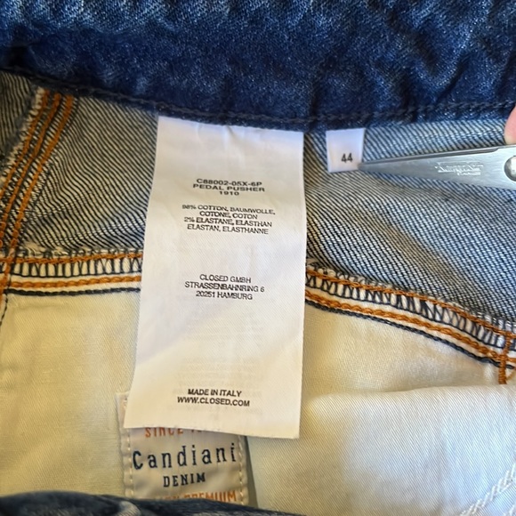 Closed Denim Pedal Pusher high rise size 44 (8) NWOT - Picture 8 of 10